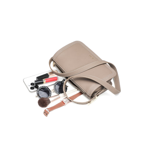 Hobo Shoulder Bag - Grey